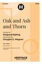Oak and Ash and Thorn SATB choral sheet music cover